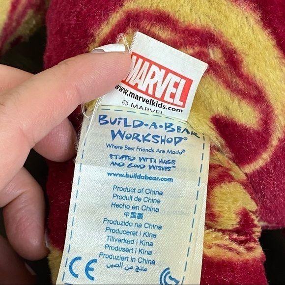 Build a Bear Ironman Plush Teddy Bear - Picture 9 of 10